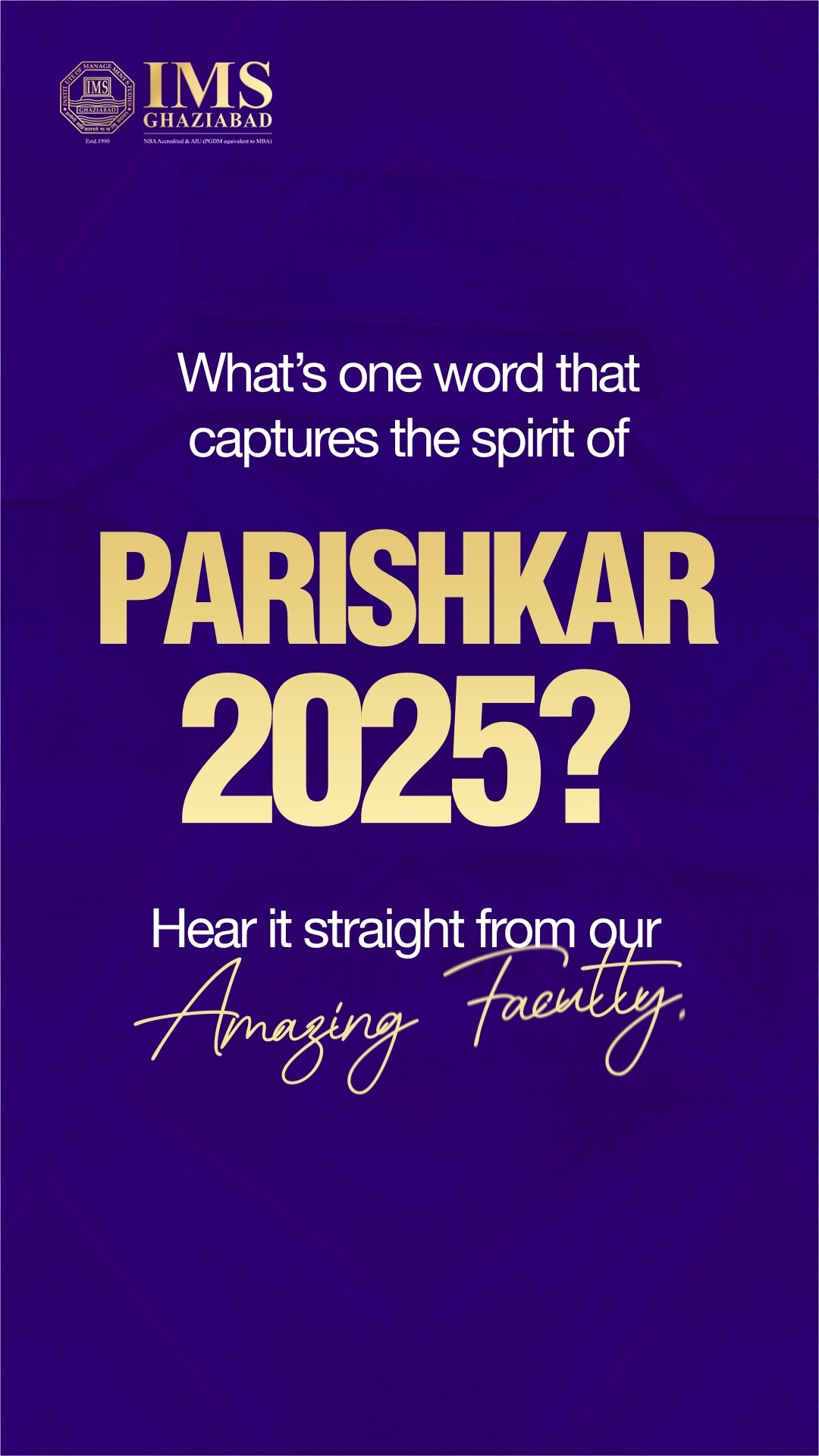 IMS Ghaziabad - Prishkar 2025